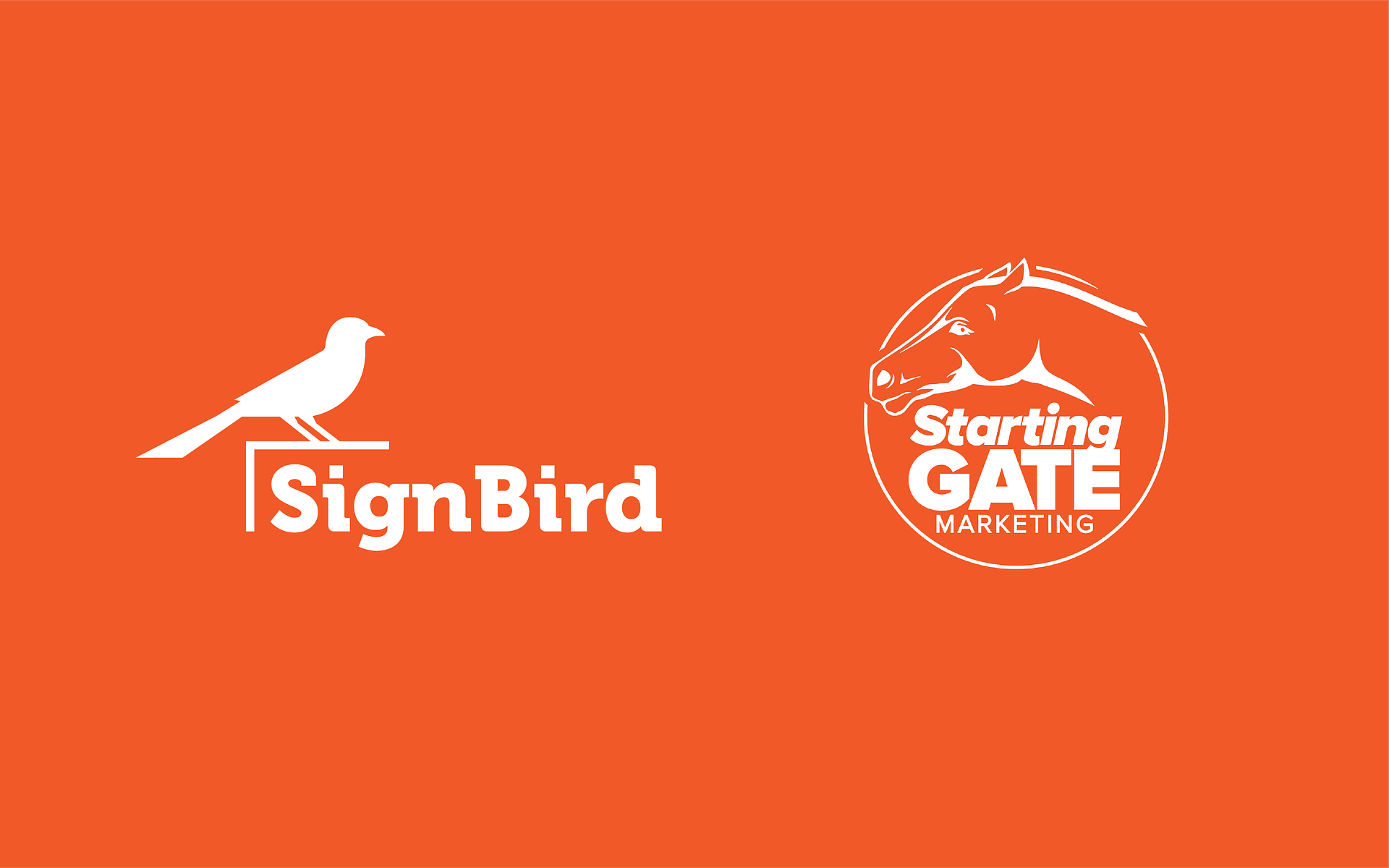 SignBird and Starting Gate Marketing