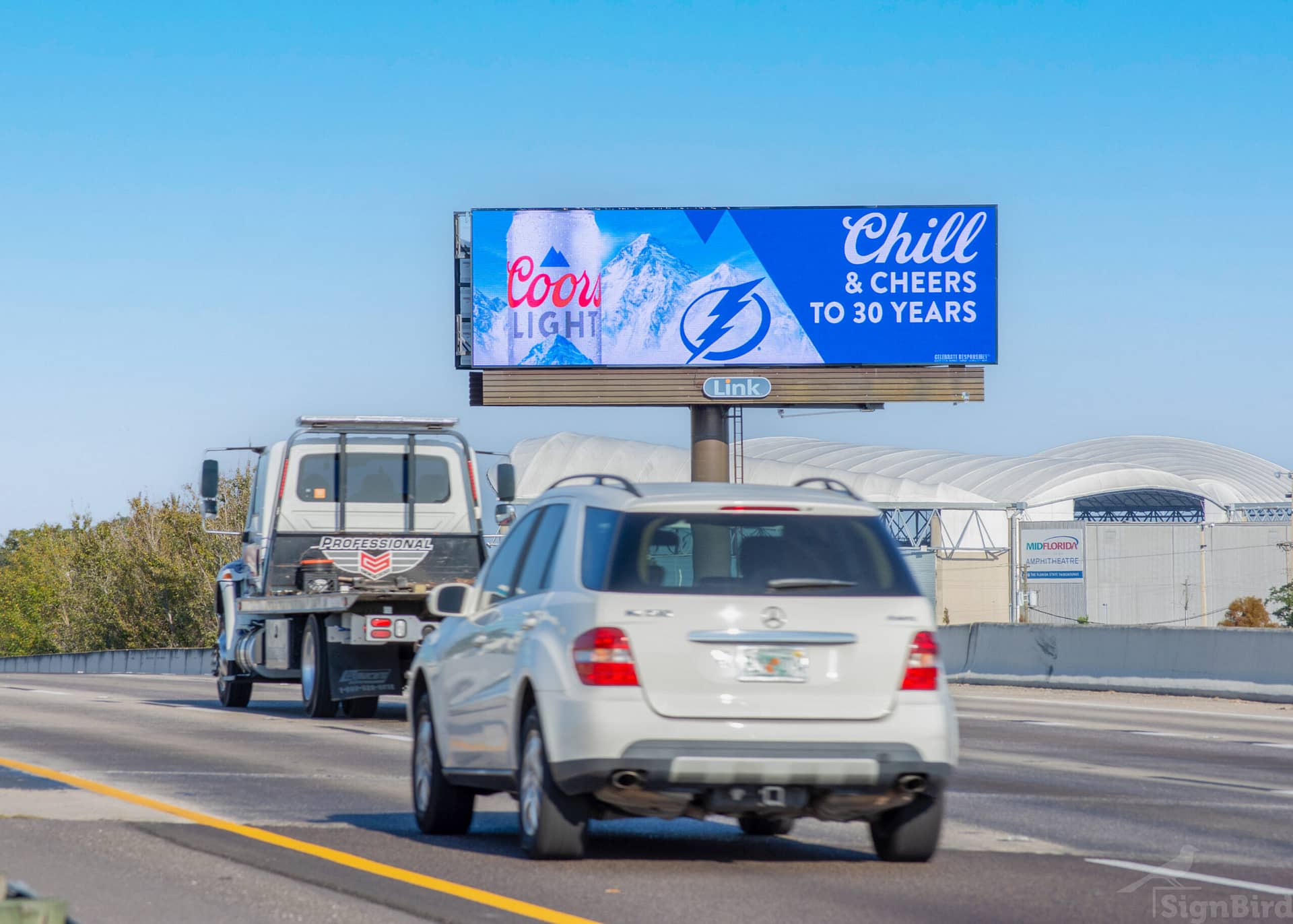 Glamour Approach Photos of Coors Light Billboard Campaign